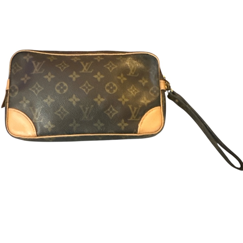 Louis Vuitton Wristlet Marly Dragonne Brown Monogram Man or Woman - Picture 2 of 10
